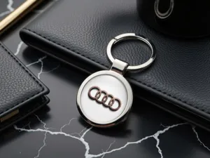 Audi Portachiavi Personalizzato Edizione Foto Lucida